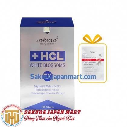 Viên uống hỗ trợ giảm nám Sakura HCL White Blossoms 120 viên